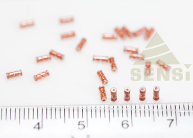 Instalación fácil tamaño pequeño encapsulada de cristal del termistor de la precisión NTC en el PWB