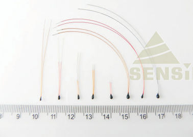 Pequeño termistor revestido de epoxy de NTC con el alambre esmaltado para el termómetro de Digitaces
