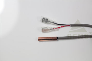 Respuesta rápida del sensor de temperatura del tubo de cobre 10K 3435 el 1% NTC para el refrigerador