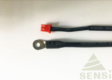 Pequeño sensor de temperatura del soporte de la superficie de NTC con el tubo termocontraíble total