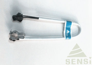 Sensor de temperatura de la abrazadera de tubo del SUS con el tubo del gel de silicona de la fibra de vidrio afuera