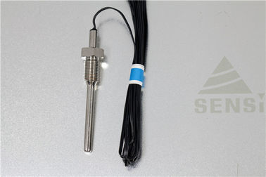 Sensor de temperatura roscado tornillo de acero para la medida líquida detectada
