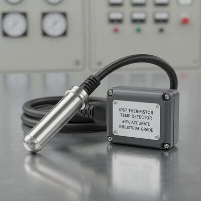IP67 Thermistor Temperature Detector Providing 3 Percent Tolerance Accurate and Durable Temperature Sensor Suitable for Industrial