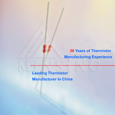 Precision Glass-Encapsulated NTC Thermistors with Axial Leads