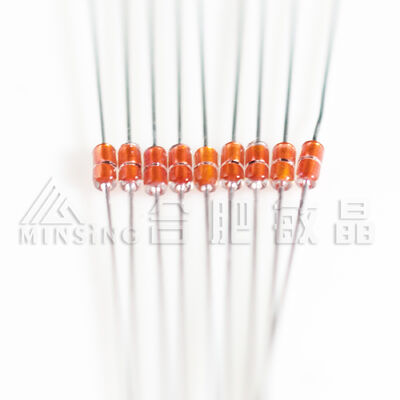 MF58 Termistores NTC con sello de vidrio axial, 100K ± 1% de alta precisión, B3990